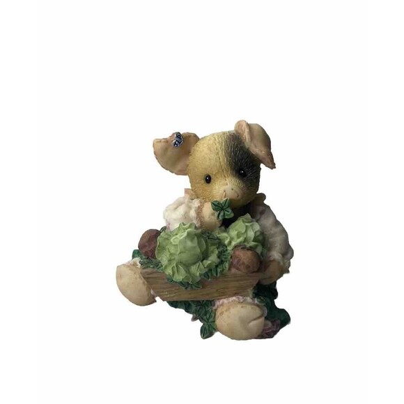 Enesco This Little Piggy Sow Lucky Pig Figurine 299871 Vintage 3" TLP 1997 - Picture 1 of 5